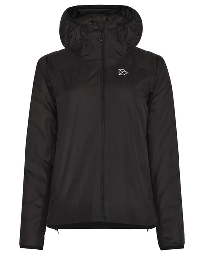 Black coloured Didriksons Womens Karix Jacket on white background 