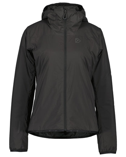 Black coloured Didriksons Womens Karix Jacket on white background 