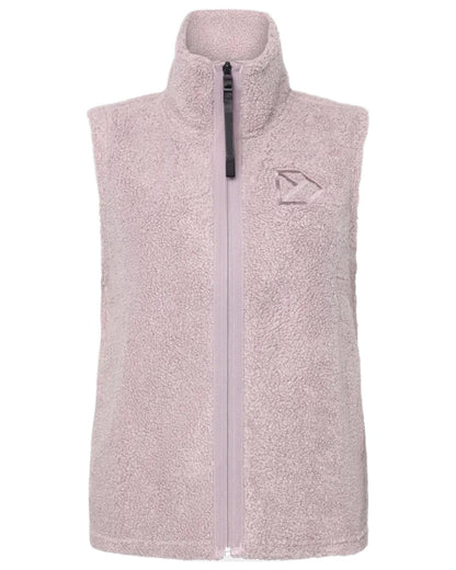 Lilac Haze coloured Didriksons Womens Kiana Vest on white background 