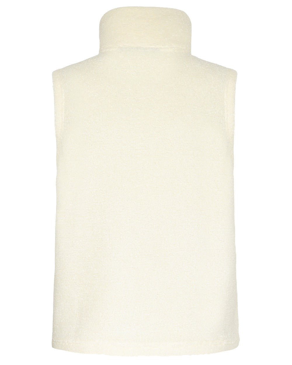 White Foam coloured Didriksons Womens Kiana Vest on white background 