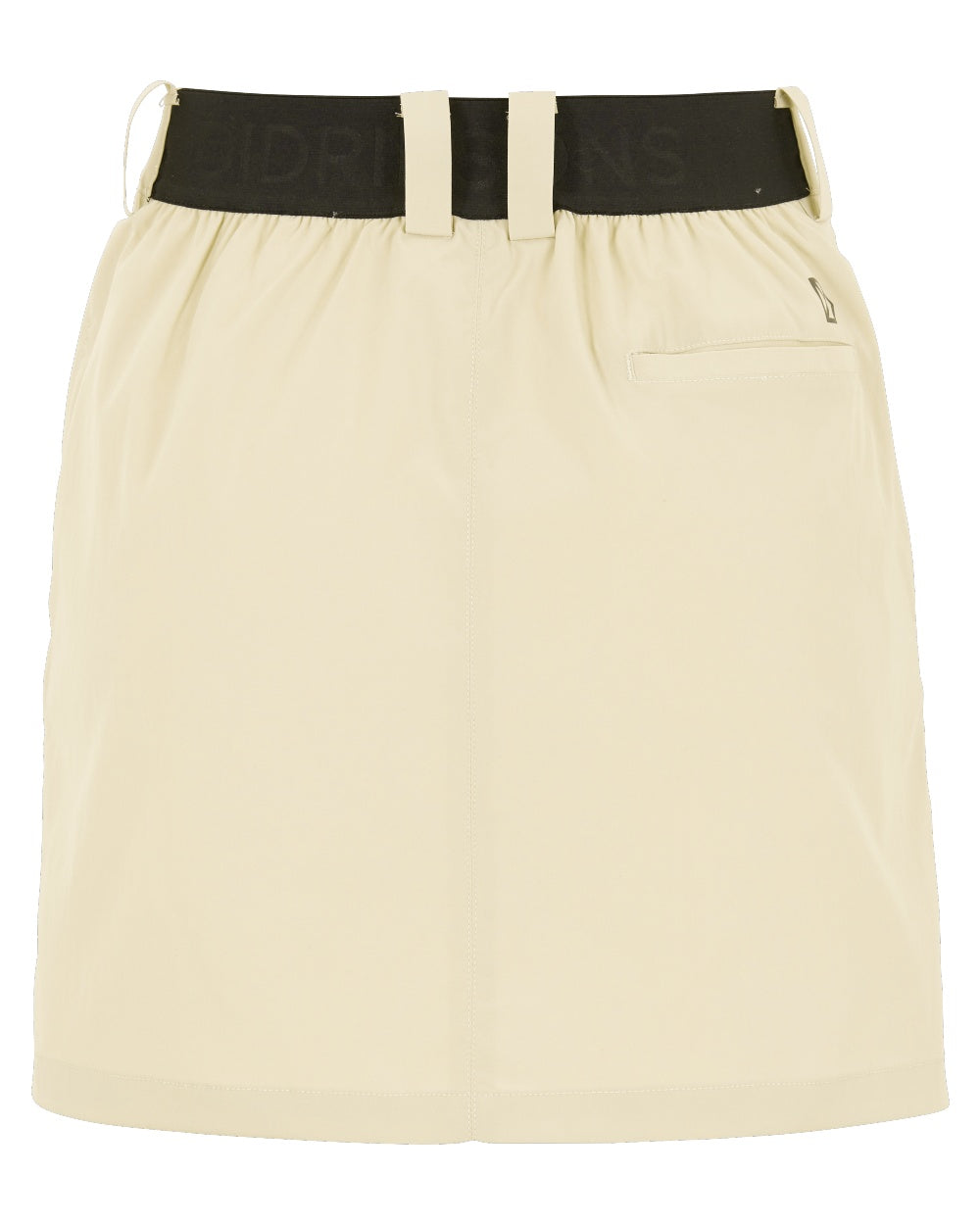 Light Beige coloured Didriksons Womens Liva Skirt on white background 