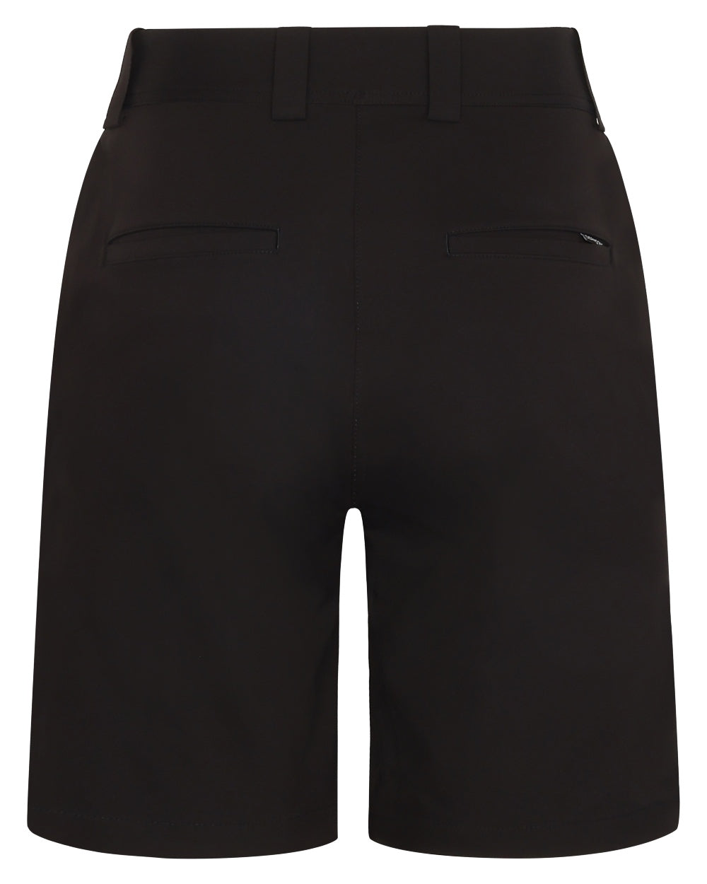 Black coloured Didriksons Womens Maja Shorts on white background 