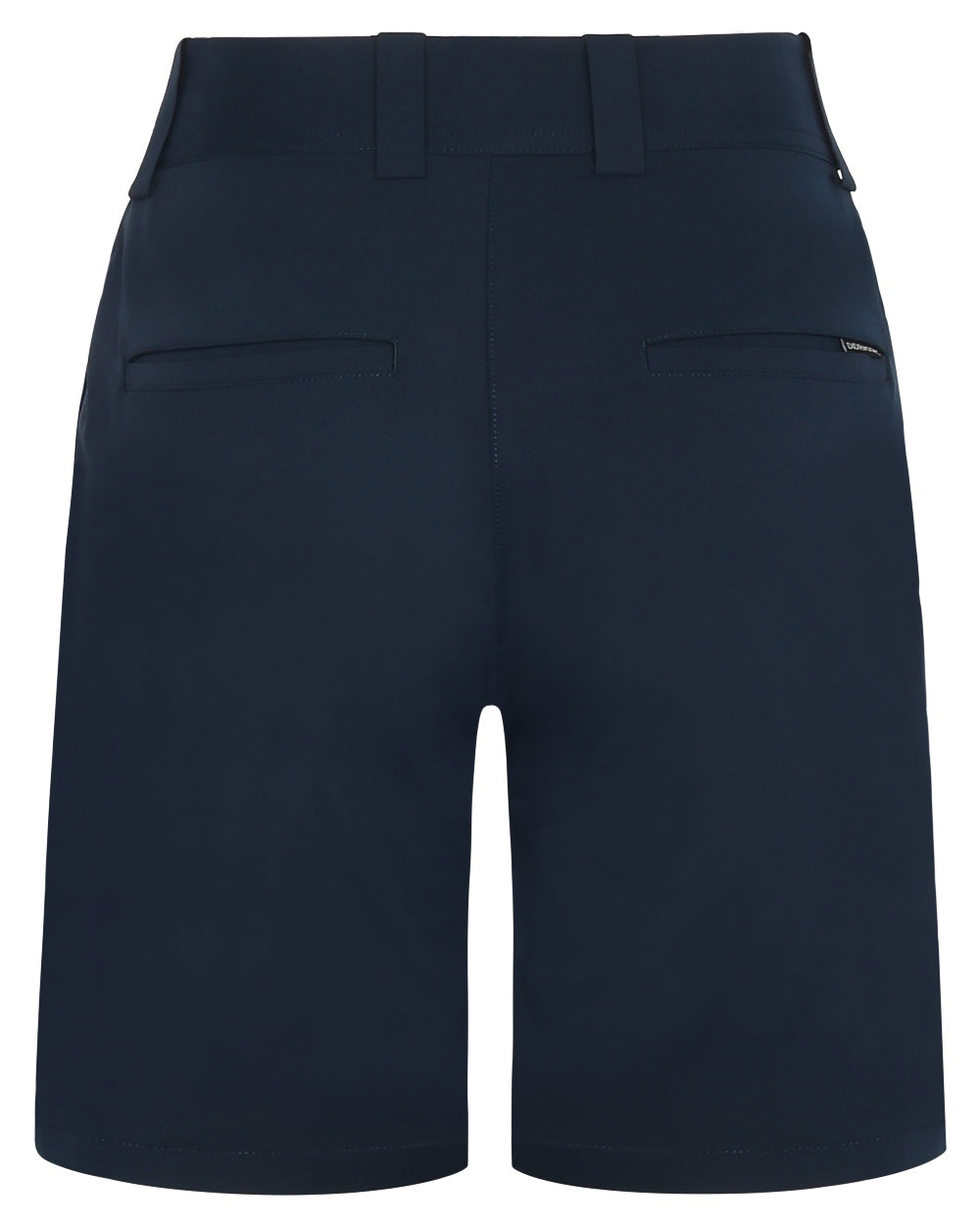 Dark Night Blue coloured Didriksons Womens Maja Shorts on white background 