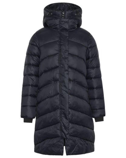 Black Coloured Didriksons Womens Marion Parka on white background 