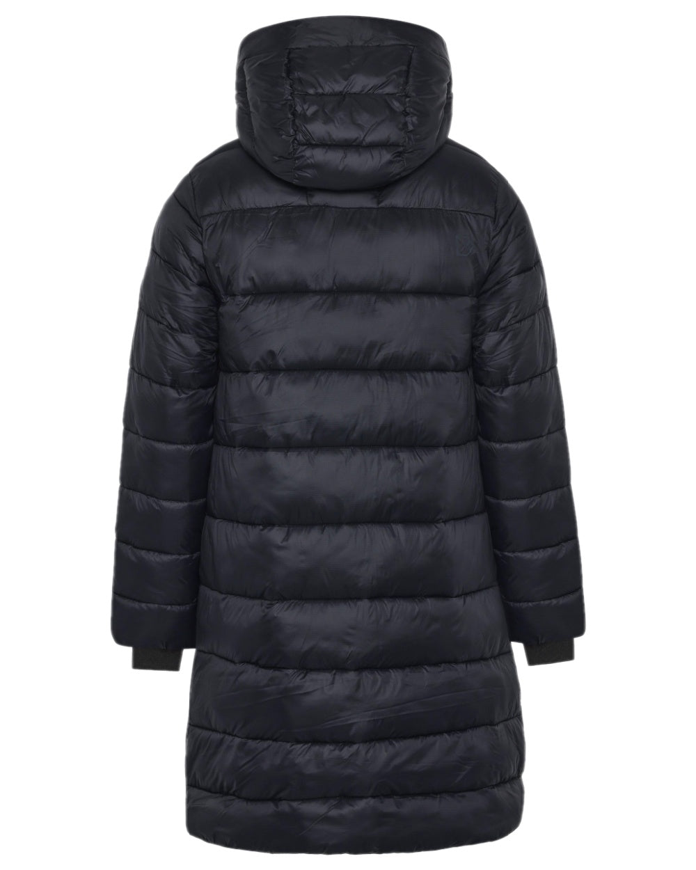 Black Coloured Didriksons Womens Marion Parka on white background 