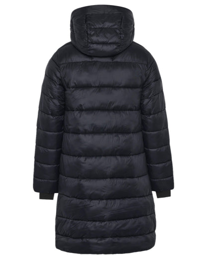 Black Coloured Didriksons Womens Marion Parka on white background 