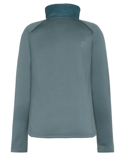 Factory Blue coloured Didriksons Womens Mija Full Zip Jacket on white background 