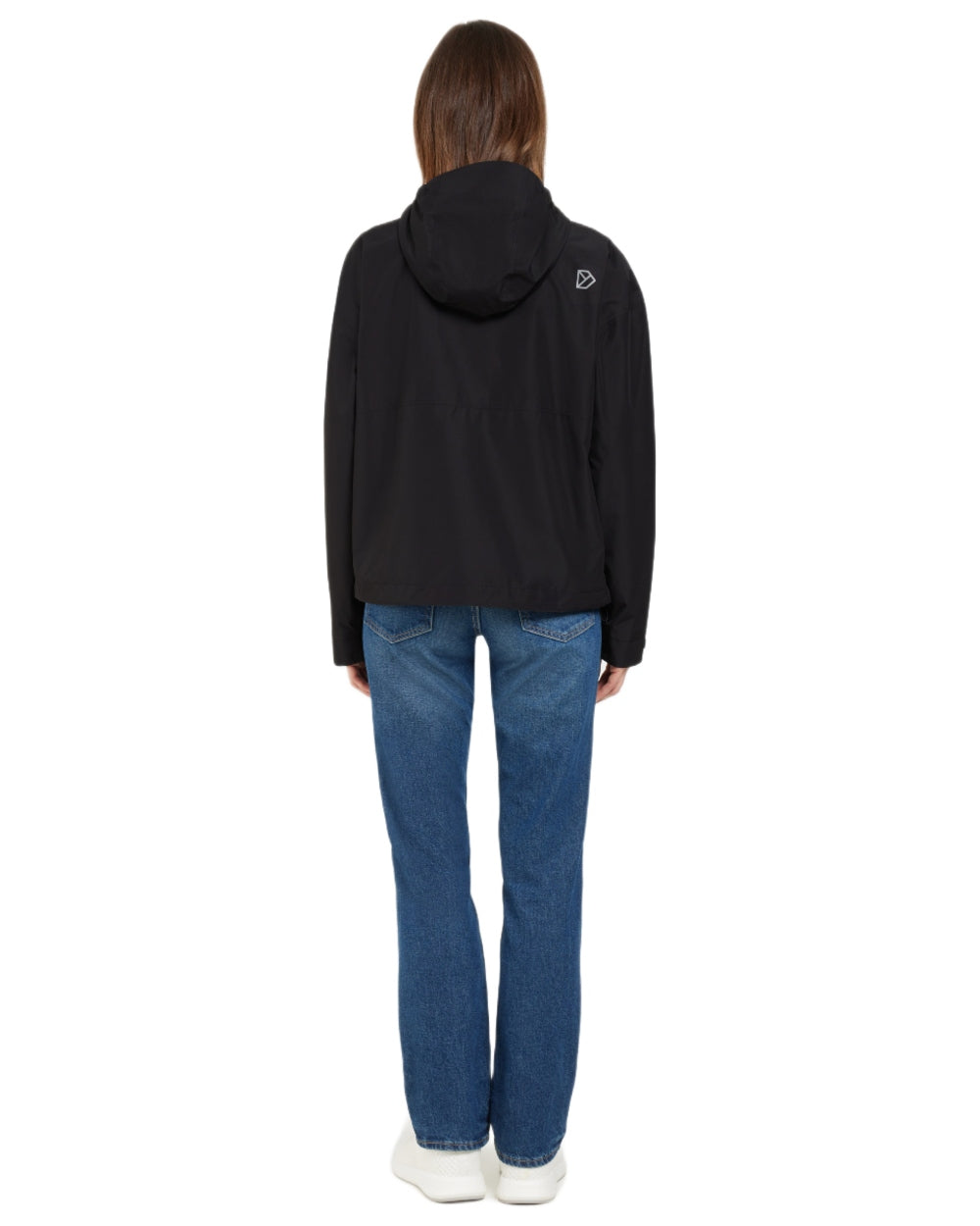 Black coloured Didriksons Womens Milena Jacket on white background 
