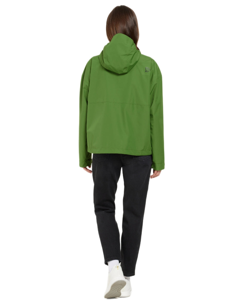 Velvet Green coloured Didriksons Womens Milena Jacket on white background 