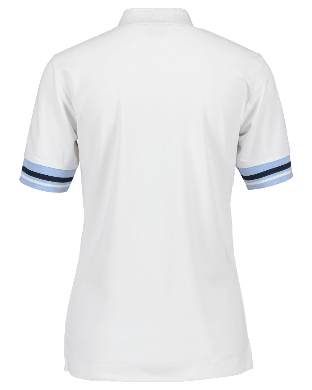 Snow White coloured Didriksons Womens Patty Polo T-Shirt on white background 