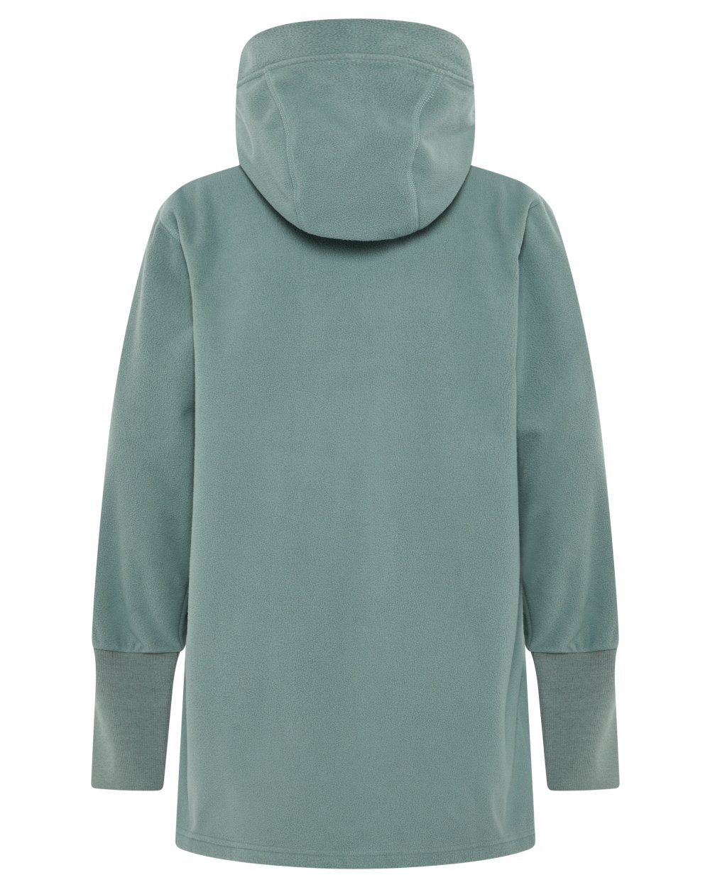 Factory Blue coloured Didriksons Womens Rinda Windproof Full-Zip Fleece on white background 