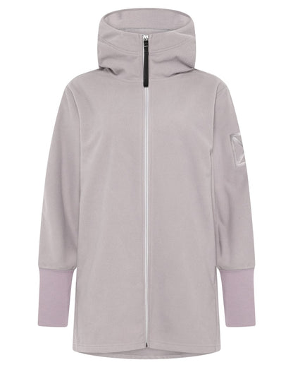 Sunrise Mist coloured Didriksons Womens Rinda Windproof Full-Zip Fleece on white background 
