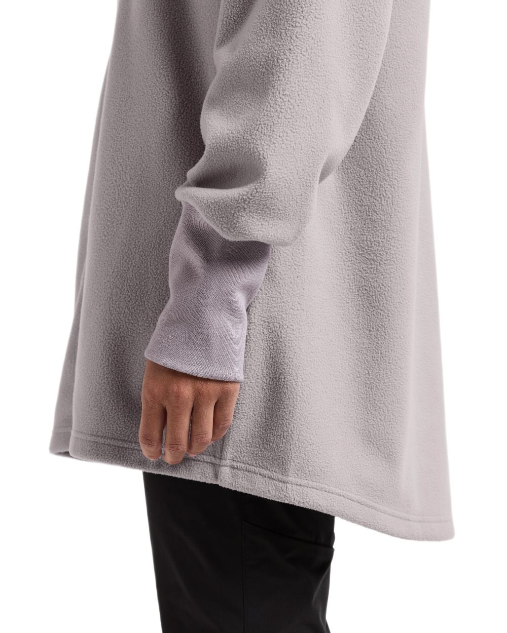 Sunrise Mist coloured Didriksons Womens Rinda Windproof Full-Zip Fleece on white background 