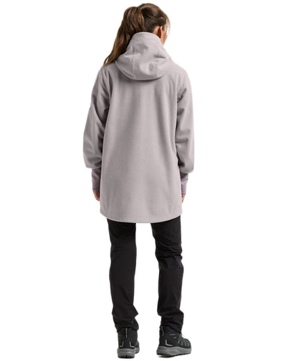 Sunrise Mist coloured Didriksons Womens Rinda Windproof Full-Zip Fleece on white background 