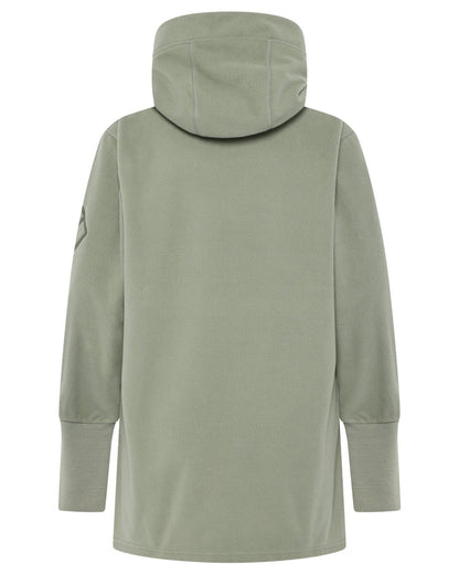 Wilted Leaf coloured Didriksons Womens Rinda Windproof Full-Zip Fleece on white background 