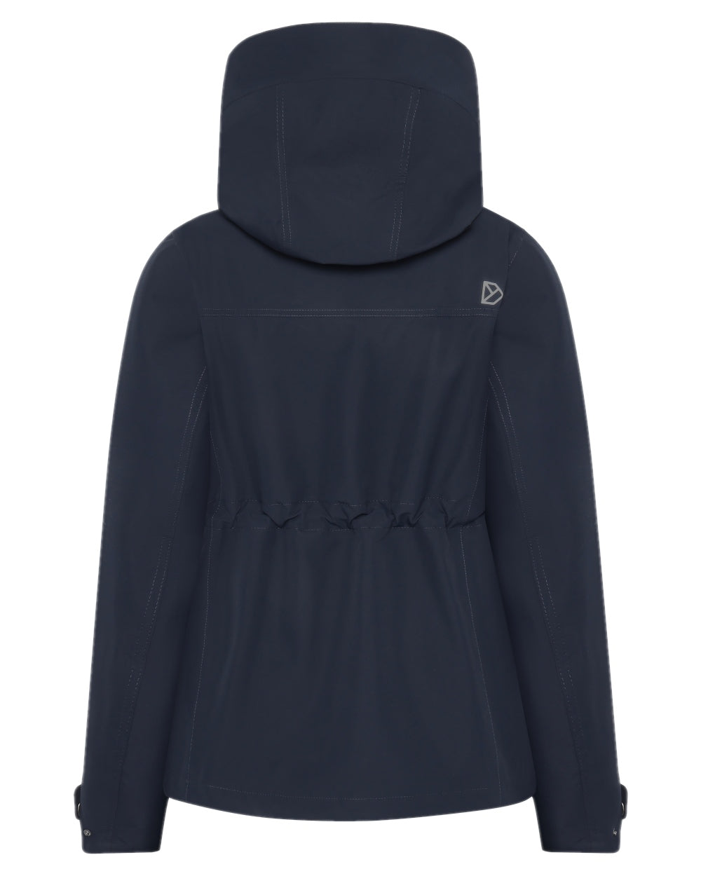 Dark Night Blue coloured Didriksons Womens Silja Jacket on white background 