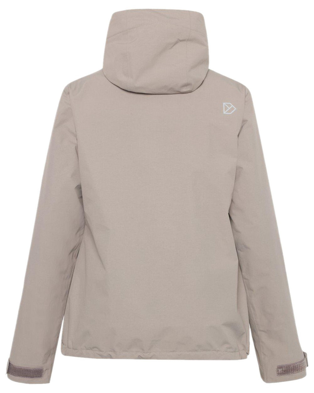 Ash Brown Coloured Didriksons Womens Trinya Jacket on white background 