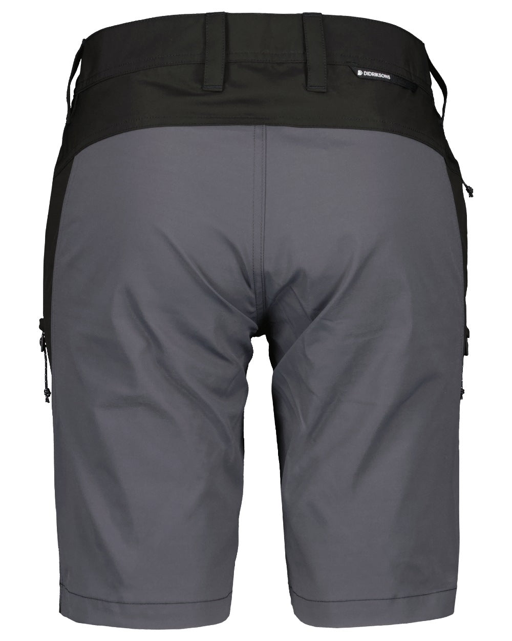 Black coloured Didriksons Womens Tucana Shorts on white background 