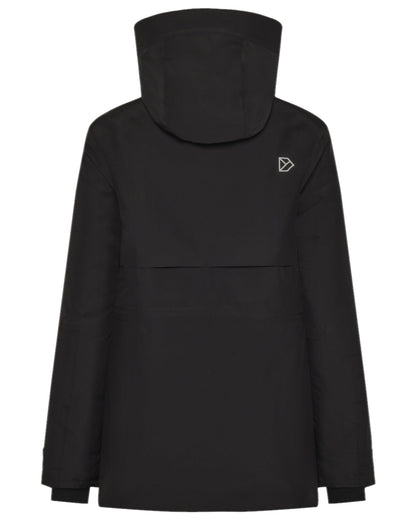 Black Coloured Didriksons Womens Tuva Parka on white background 