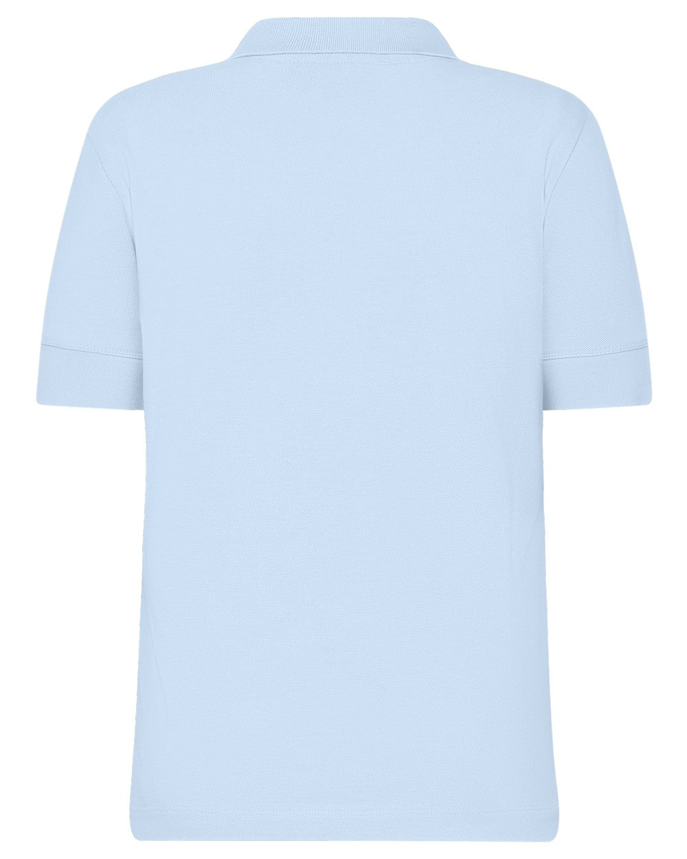 Sea Blue coloured Didriksons Womens Wivi Polo T-Shirt on white background 