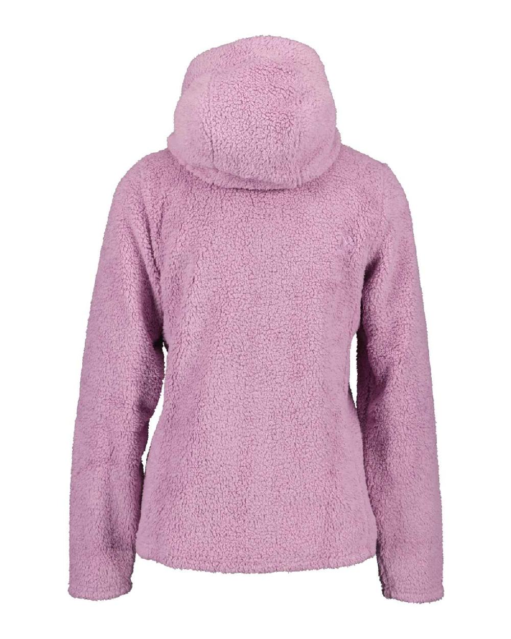 Purple Rain coloured Didriksons Anniken Womens Full Zip Fleece on White background 