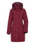 Didriksons Emilia 2 Padded Waterproof Parka in Rioja Red #colour_rioja-red