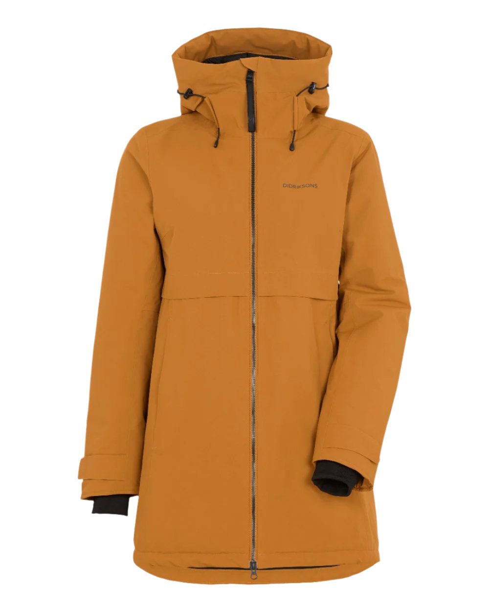 Cayenne Coloured Didriksons Helle Ladies Parka 5 On A White Background  