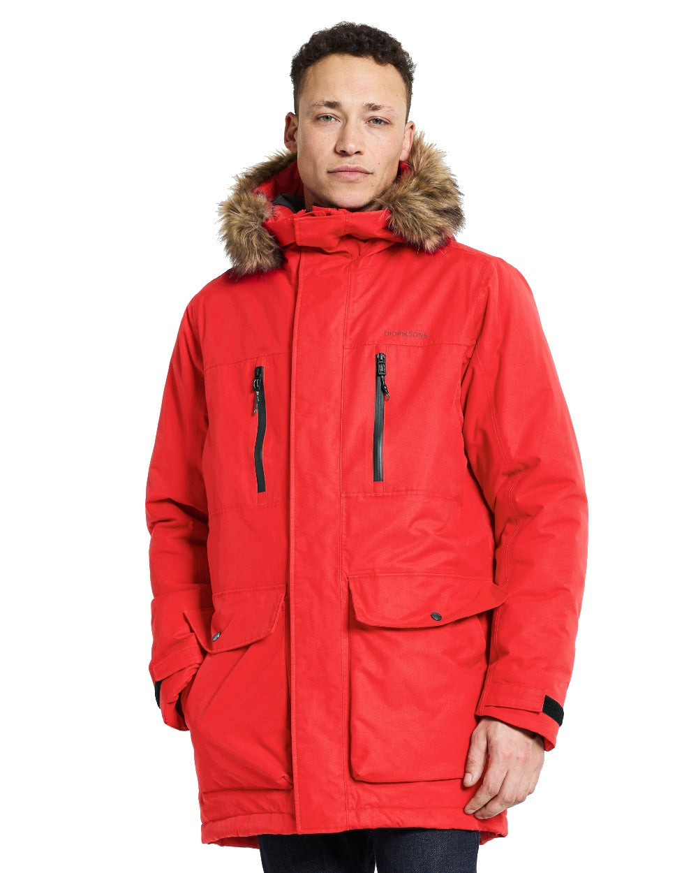 Didriksons Marco Parka 3 in Pomme Red 