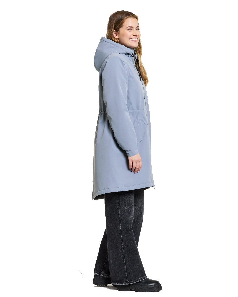 Didriksons Marta-Lisa Womens Parka 2 in Glacial Blue 