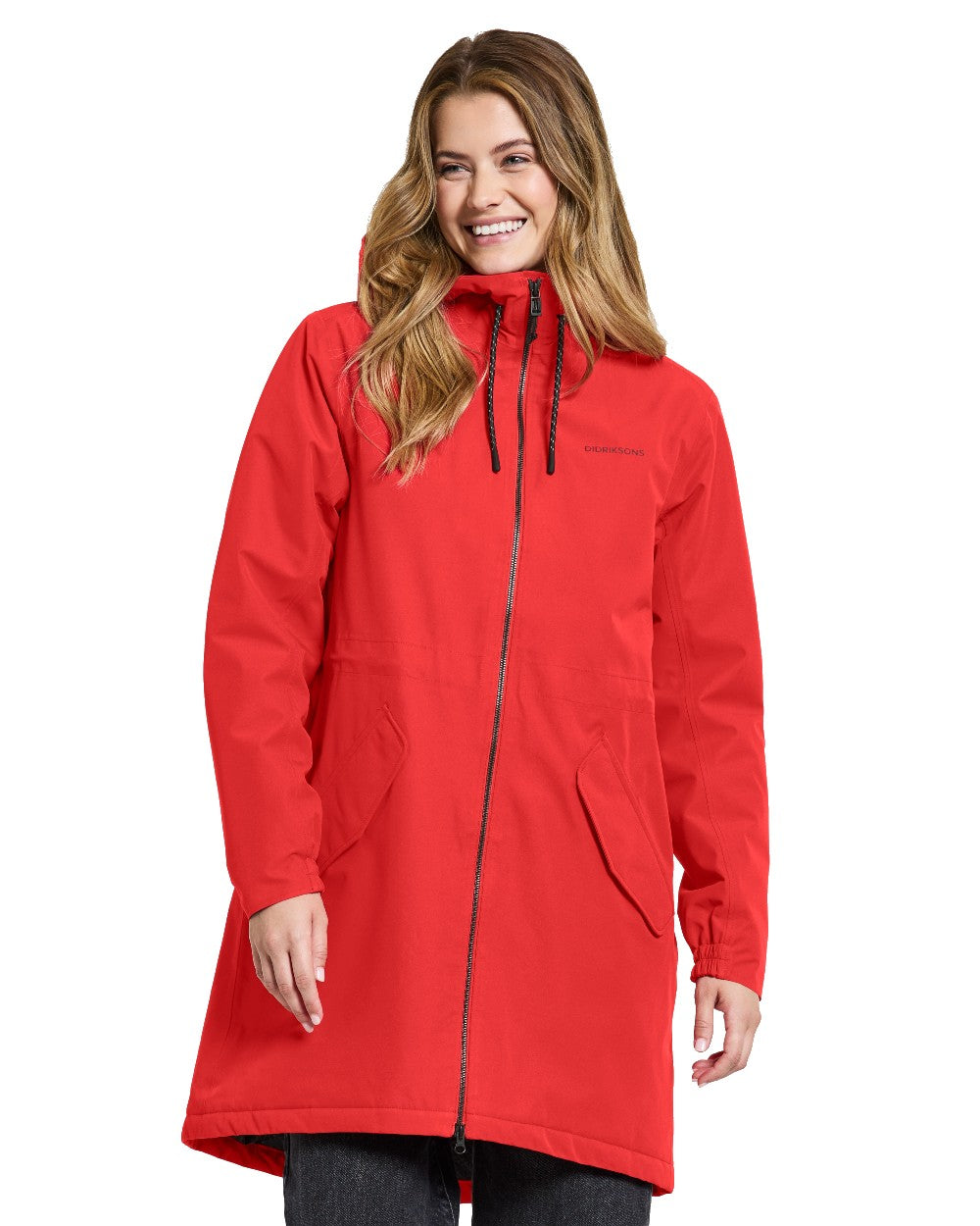 Didriksons Marta-Lisa Womens Parka 2 in Pomme Red 