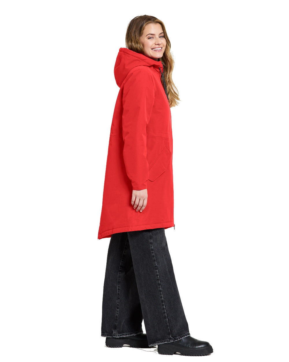 Didriksons Marta-Lisa Womens Parka 2 in Pomme Red 