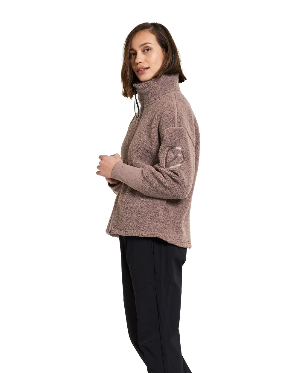 Didriksons Mella Full-Zip Jacket in Bark 