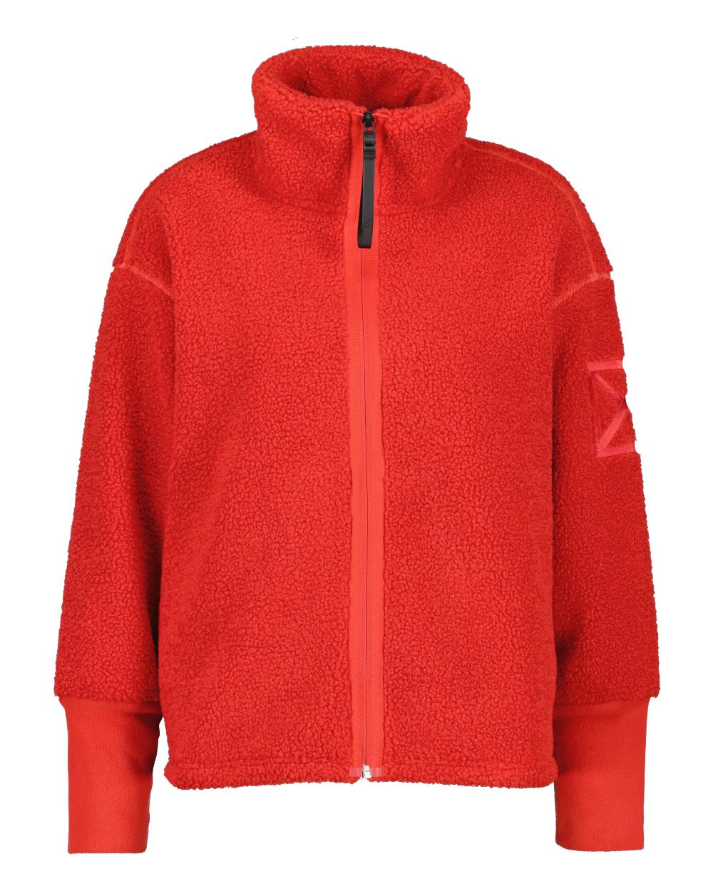 Didriksons Mella Full-Zip Jacket in Pomme Red 