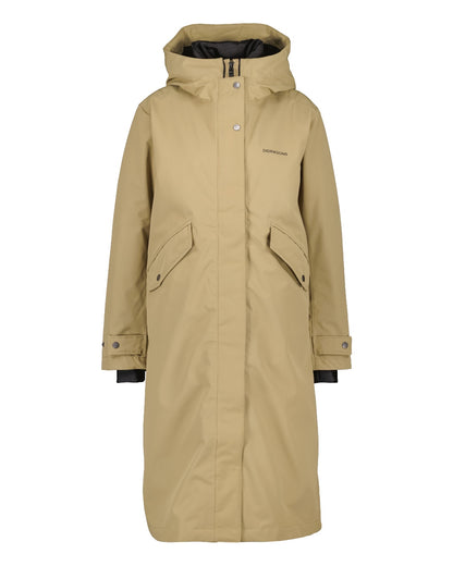Didriksons Mia Womens Parka Long in Wood 