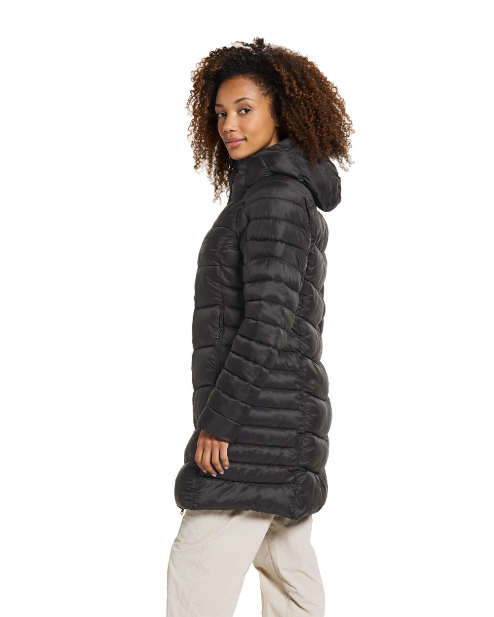 Didriksons Serina Womens Parka in Black 