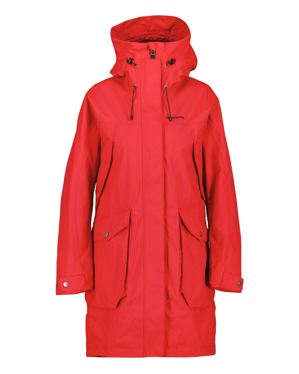 Didriksons Thelma Womens Parka 10 in Pomme Red 