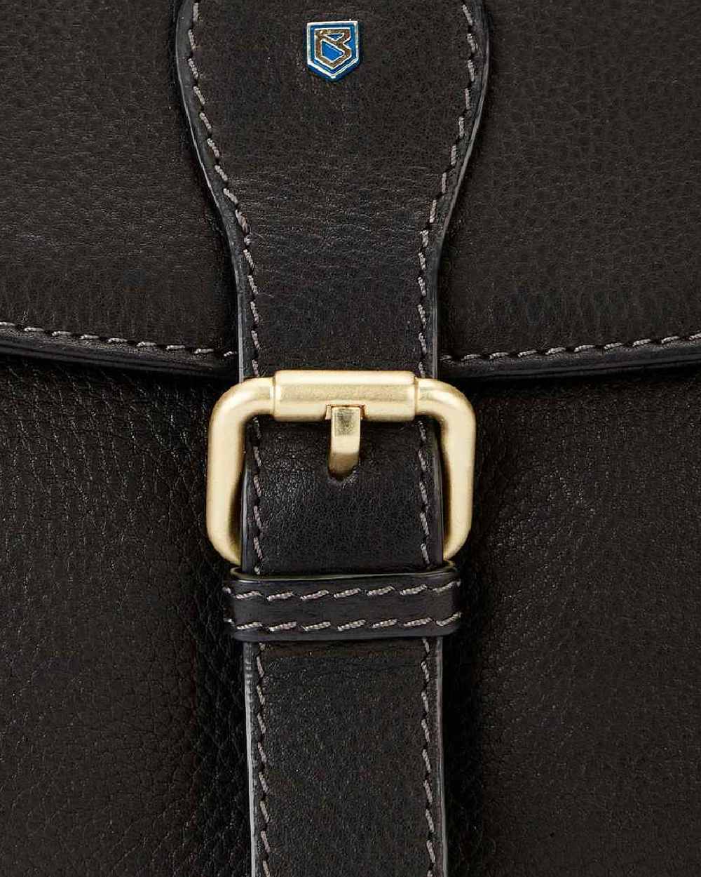 Black coloured Dubarry Balrickard Saddle Bag on white background 