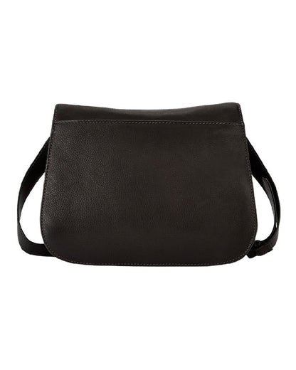 Black coloured Dubarry Balrickard Saddle Bag on white background 