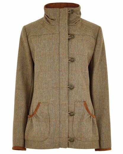 Burren Coloured Dubarry Bracken Tweed Jacket on white background 