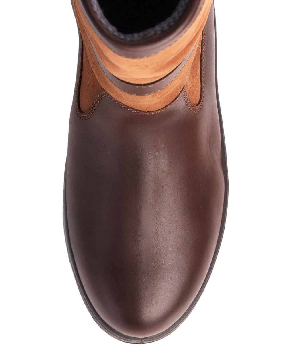 Brown coloured Dubarry Kildare Country Boots on white background 