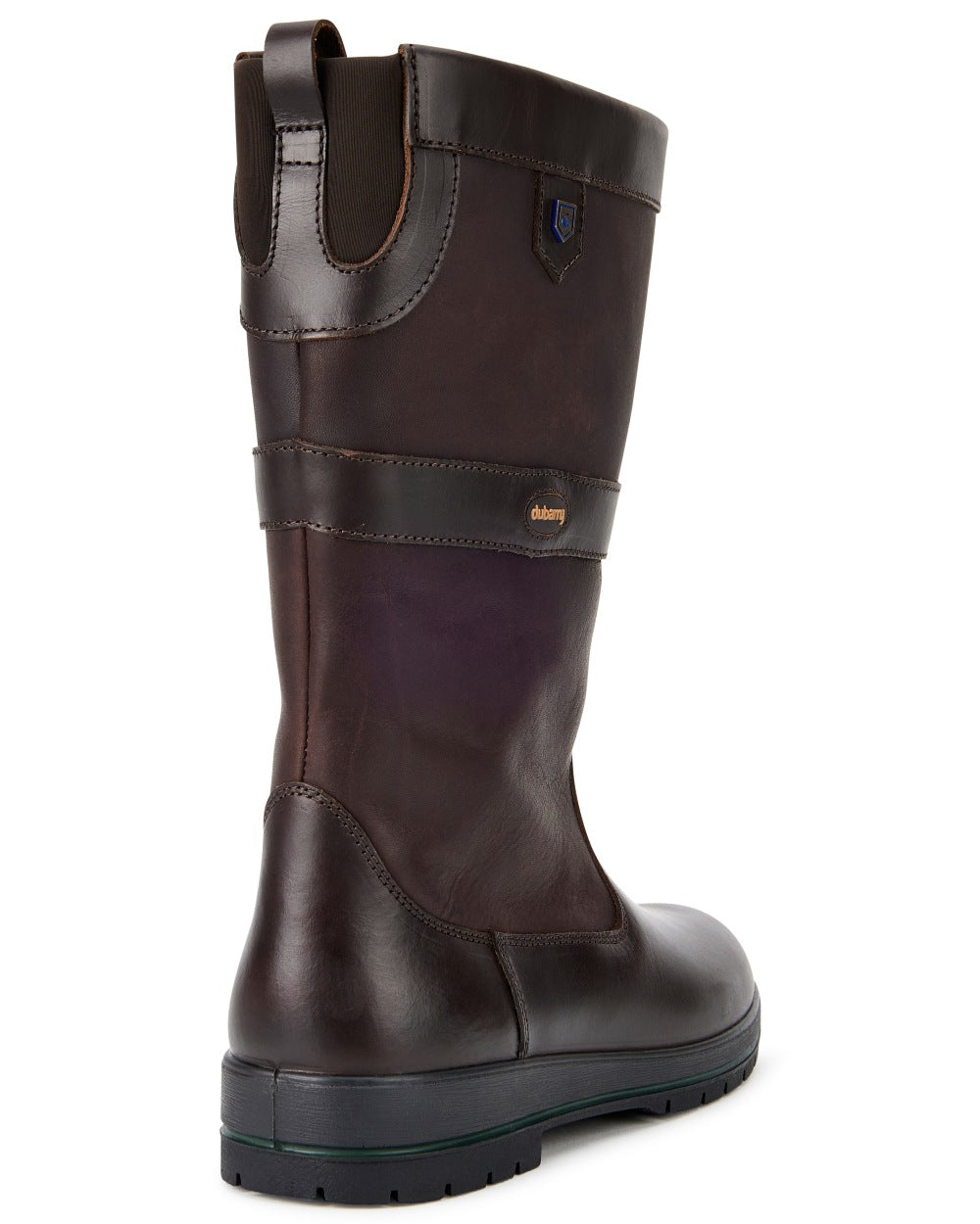 Mocha coloured Dubarry Kildare Country Boots on white background 