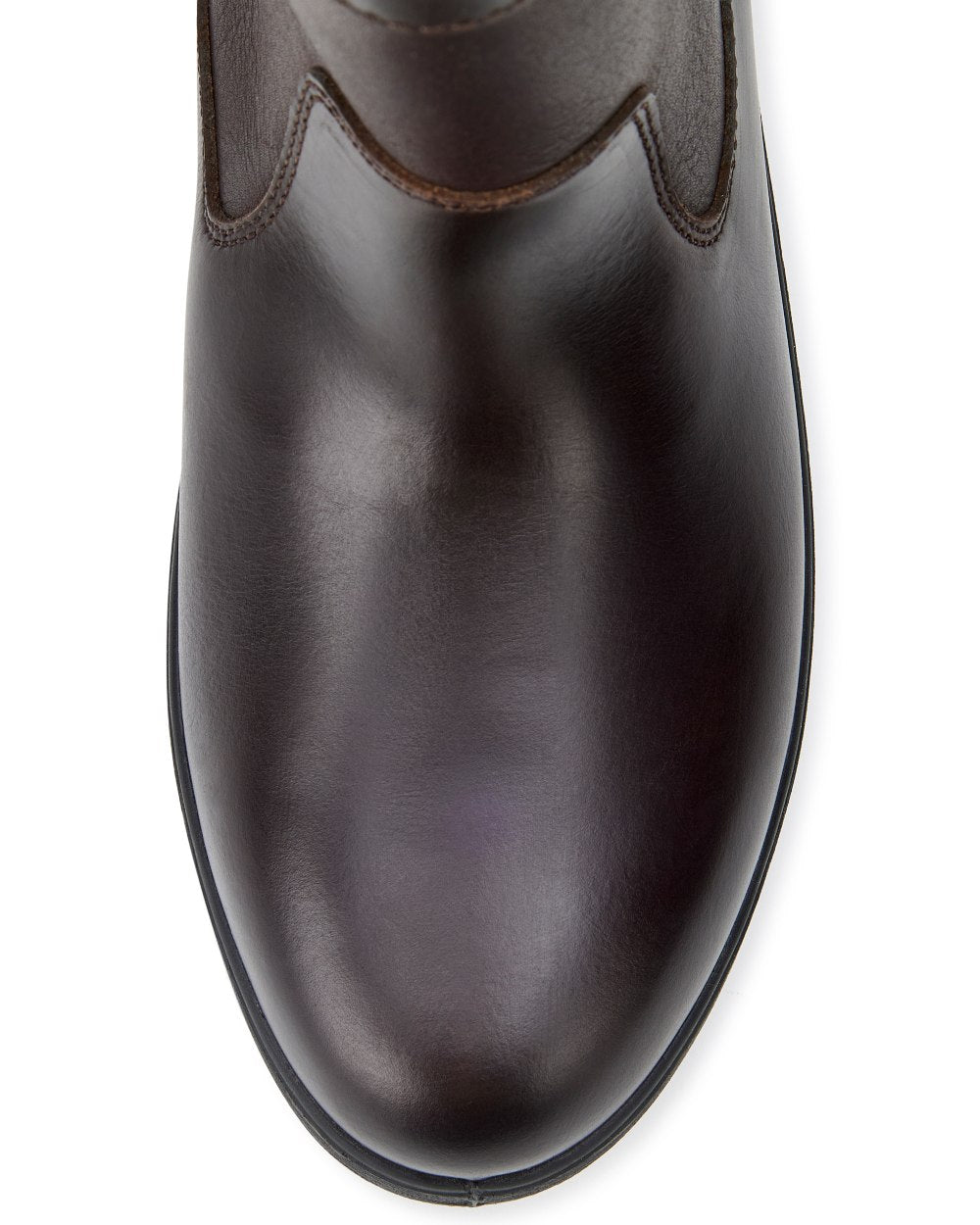Mocha coloured Dubarry Kildare Country Boots on white background 