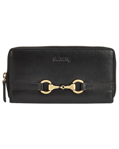 Black Coloured Dubarry Killucan Leather Wallet on white background 