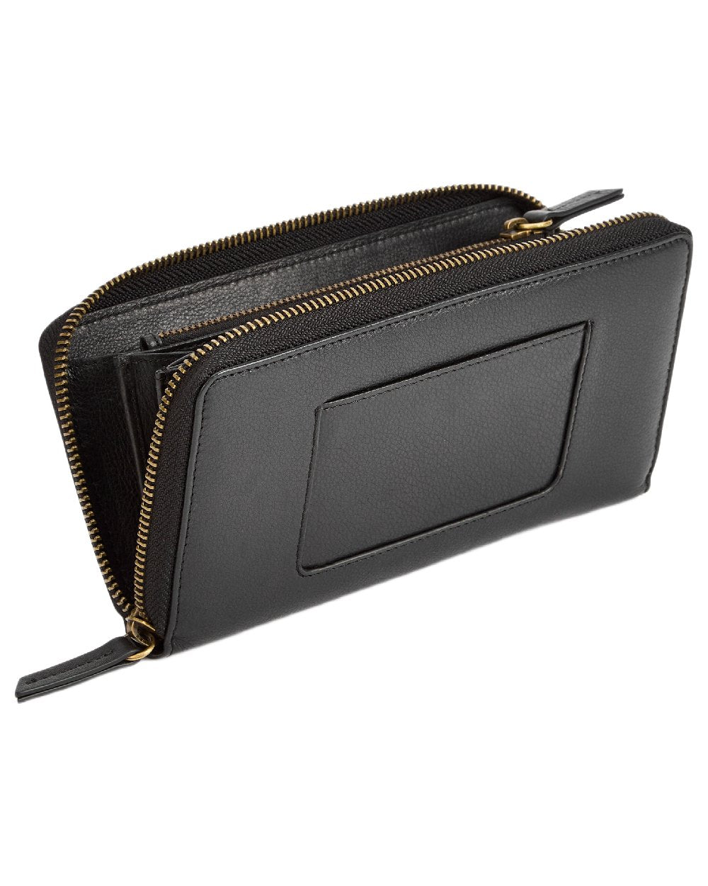 Black Coloured Dubarry Killucan Leather Wallet on white background 