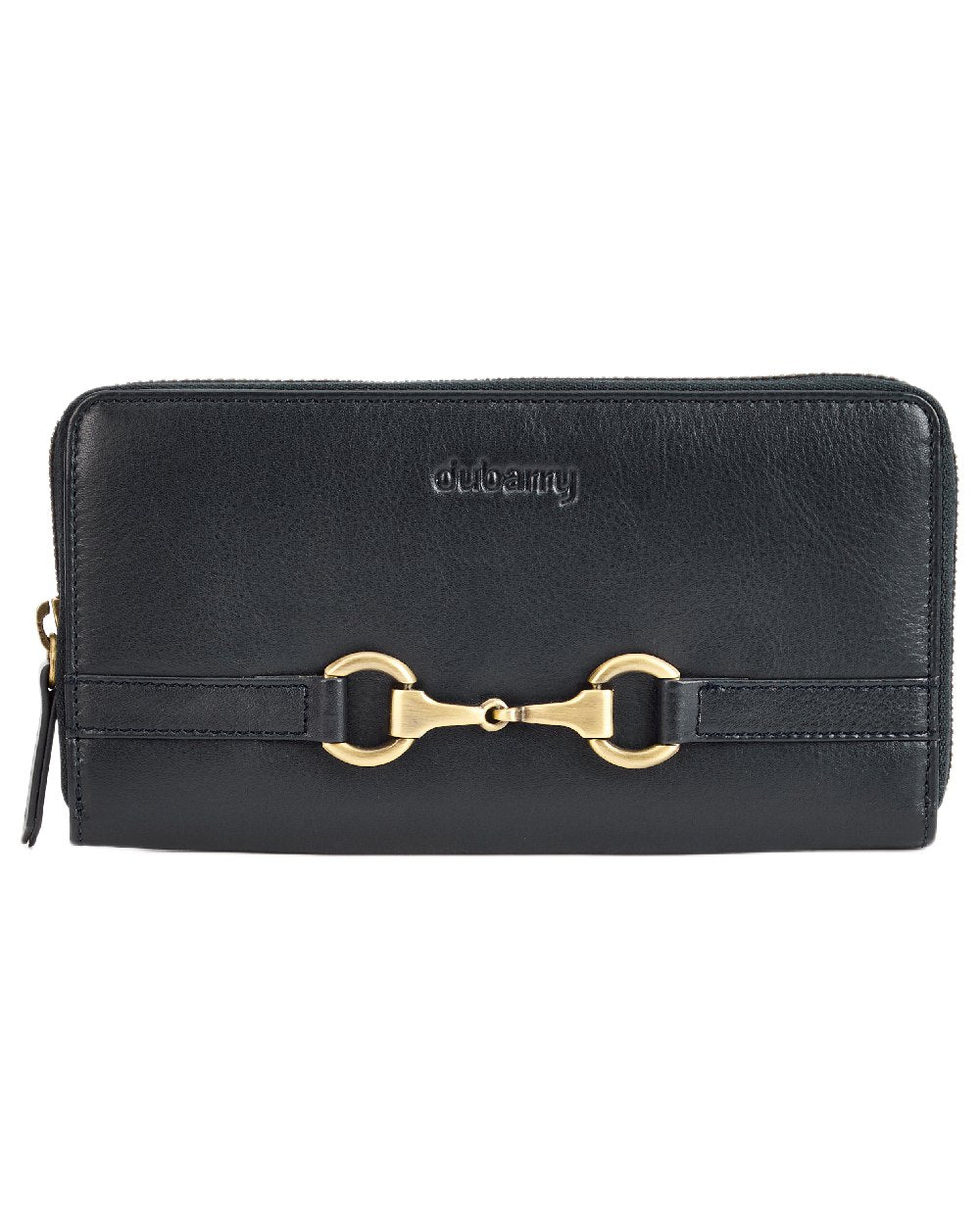 Navy Coloured Dubarry Killucan Leather Wallet on white background 
