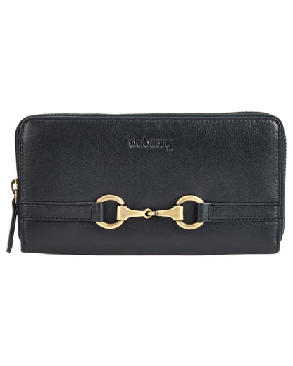 Navy Coloured Dubarry Killucan Leather Wallet on white background 