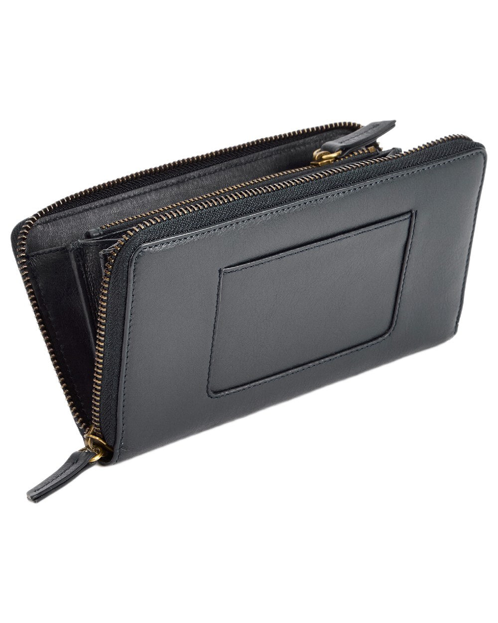 Navy Coloured Dubarry Killucan Leather Wallet on white background 