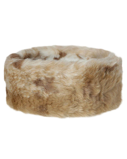 Chinchilla Coloured Dubarry Ladies Faux Fur Headband On A White Background 