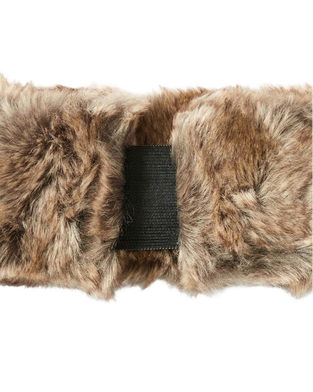 Chinchilla Coloured Dubarry Ladies Faux Fur Headband On A White Background 