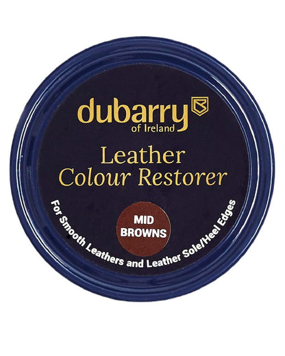 Mid Brown coloured Dubarry Leather Colour Restorer on white background 